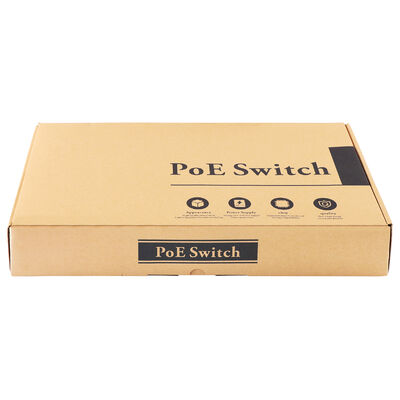 Switch PoE Gigabit de 24 puertos con 2 enlaces ascendentes SFP/RJ45 300W No gestionado Entrada 220V CE