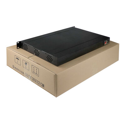 28 puertos L2 L3 Interruptor Ethernet administrado 1U Rack Gigabit SFP/Copper Combo 220V Alimentado con CE