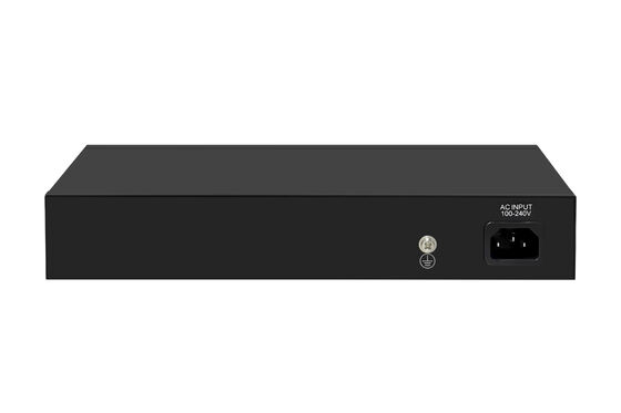 Switch Ethernet Gigabit de 24 puertos con modos inteligentes, tipo escritorio sin ventilador, entrada de CA