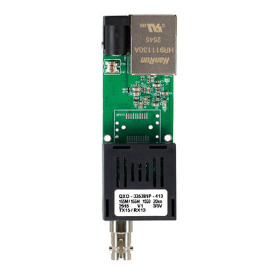Tarjeta de conversión de medios Gigabit DC5V ~ DC24V para UAV Solución de comunicación de fibra Mini tamaño