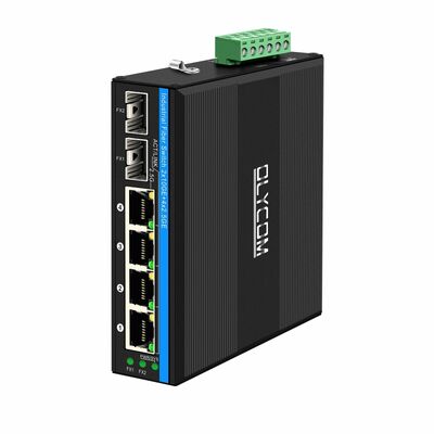 el puerto industrial del interruptor 4 de red 2.5G con 10G Uplinks Realtek no administrado basó el carril del estruendo