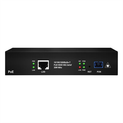 Terminal comercial XPON PoE ONU 1 puerto Gigabit 30W PoE PON para las redes de acceso de fibra