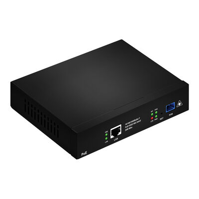 Gigabit Single-Port XPON PoE ONU EPON/GPON 802.3at 30W AC100-240V FTTH de escritorio encendido