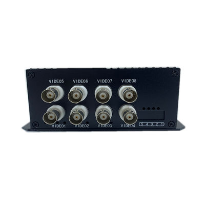 Multiplexor convertidor óptico digital de video analógico de 8 puertos en cable coaxial DC5V DC12V CE