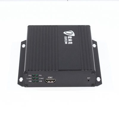 Extensor de fibra óptica DVI HD 1080P Extensor HDMI sobre Cat5e 120 metros CE DC12V