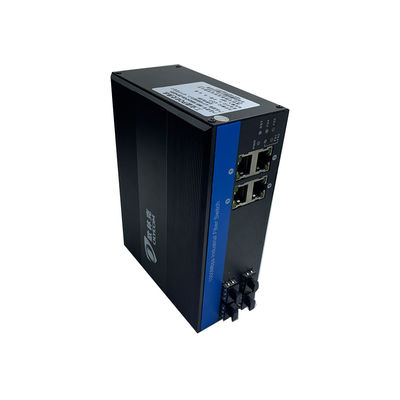 8 puertos Gigabit Fiber Switch Red industrial SFP sin administrar CE IP40