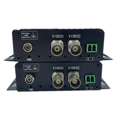 1080P BNC Video Optical Fiber Converter Con RS485 Datos FC En Fibra Multimodo DC12V CE