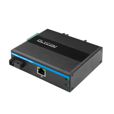 20KM Convertidor de medios WDM Ethernet rápido Red industrial robusta Mini tamaño no administrado