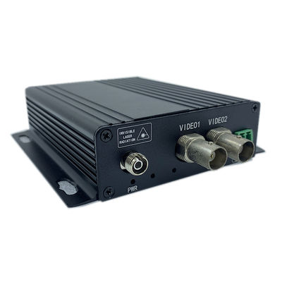 Convertidor de medios de video analógico con datos RS485/RS422 Extensión de fibra SM/MM CE DC5V DC12V