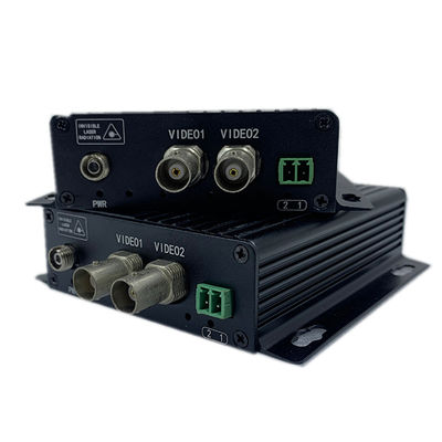 Convertidor óptico de vídeo analógico RS485 RS422 Datos sobre la extensión de fibra SM MM