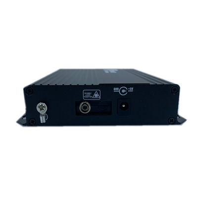 El convertidor video de la cámara CCTV del puerto 1310nm de FC, BNC al medios estante del convertidor de la fibra montó