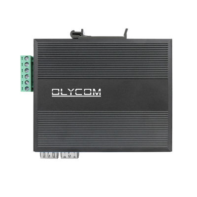 Interruptor POE industrial no administrado con 2 puertos SFP y 4 UTP para el cumplimiento de FCC y CE