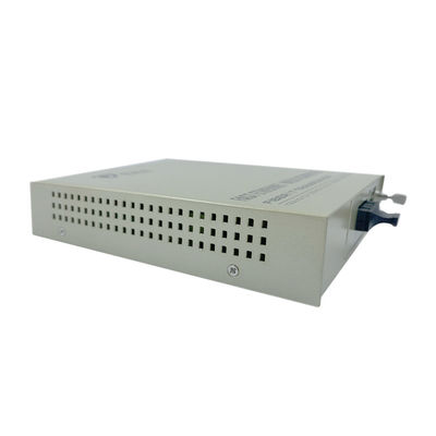 Convertidor de medios PoE Fibra óptica SFP 10/100M Ethernet presupuesto no administrado de 30W