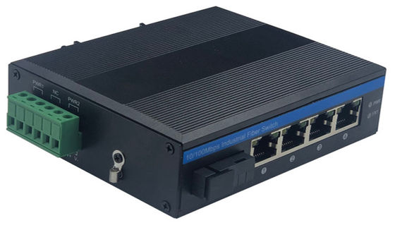 5 puertos de redes industriales de conmutación Hub 10/100Mbps conector SC no administrado basado en Realtek