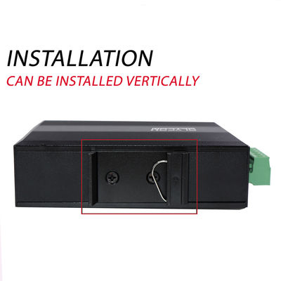 5 puertos de redes industriales de conmutación Hub 10/100Mbps conector SC no administrado basado en Realtek