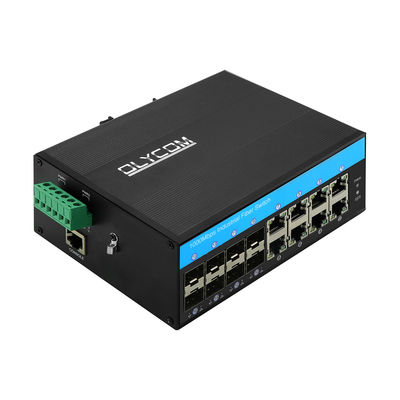 IP40 puerto manejable del interruptor 8 con el puerto de la consola de AND1 de 8 de SFP puertos de la fibra