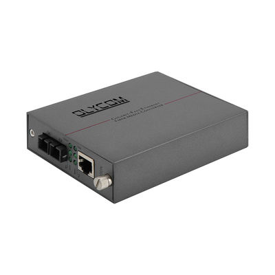 Convertidor de medios de fibra de modo único Gigabit Ethernet DC5V Chasis montado en rack 2U No administrado CE