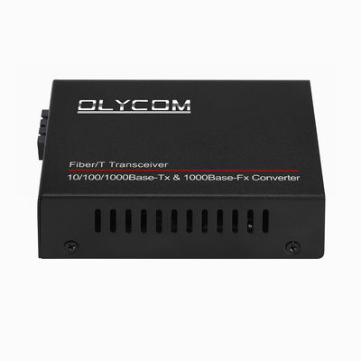 Convertidor de medios Gigabit PoE 15.4W 30W no administrado PoE activo dúplex SM MM Fibra CE