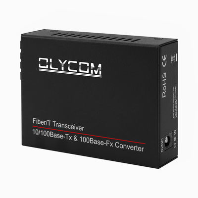 Convertidor de medios Gigabit PoE 15.4W 30W no administrado PoE activo dúplex SM MM Fibra CE