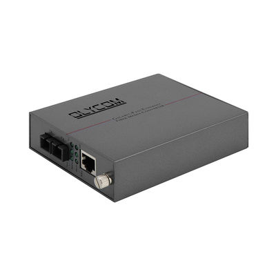 Convertidor de medios Ethernet 10/100M conector SC LFPT montable en rack no administrado DC5V