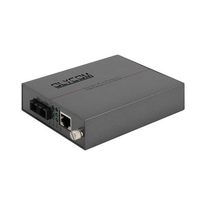 Ethernet del megabit los 40km al estante del conector del SC del convertidor óptico aumentable