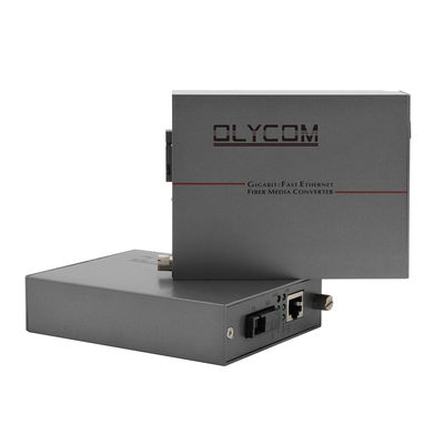 Convertidor de detección auto 10/100/1000Mbps de Ethernet de la fibra óptica del gigabit medios