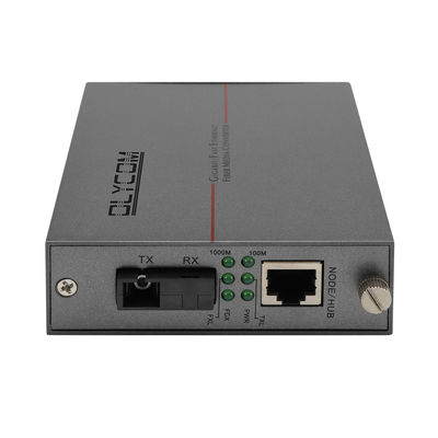 Convertidor de medios de Ethernet de fibra óptica Gigabit Puerto SC de fibra única no administrado 20KM
