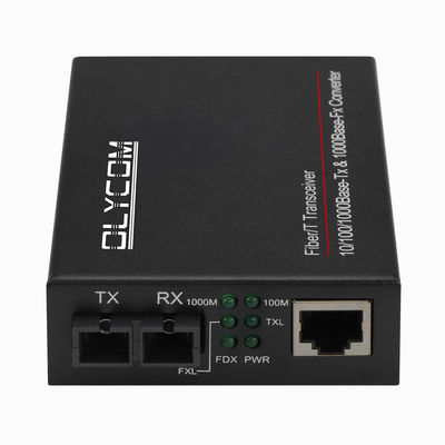 2 puertos Gigabit Ethernet Convertidor de medios Duplex sin administrar Puerto SC multimodo