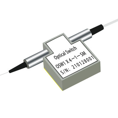 interruptor óptico OSW de la fibra mecánica de 1x4 para el HOMBRE