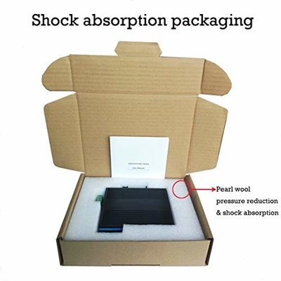 4 puertos DIN PoE Switch Gigabit Red 100M 1G SFP Fibra no administrada sin ventilador Basado en Realtek