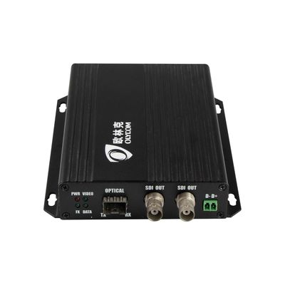 Extensor de fibra óptica 3G-SDI con RS485 Data Loopout local 1 SDI en 2 SDI fuera CE