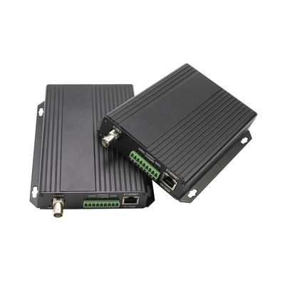 Análogo de video con datos de vídeo RS232/RS422 10/100M Ethernet a través del convertidor de fibra DC5V