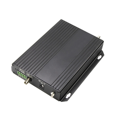 Análogo de video con datos de vídeo RS232/RS422 10/100M Ethernet a través del convertidor de fibra DC5V