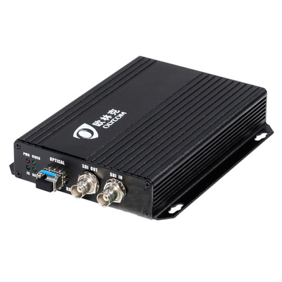 1080P HD SDI Video Fibra Extensor Convertidor Óptico de modo único 20km con circuito de circuito local 12V