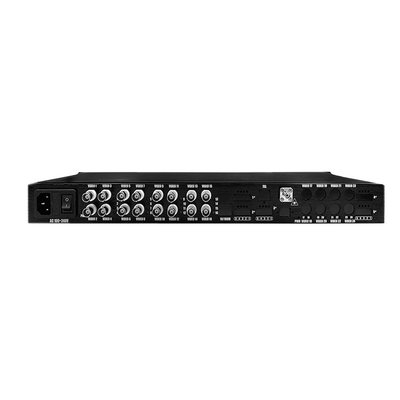 16 puertos AHD CVI TVI CVBS Convertidor de vídeo a fibra HD 1080P Monitoreo de CCTV AC220V