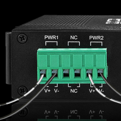 3 presupuesto portuario DC48V del interruptor 100/1000Mbps 60W POE de Mini Din Rail Ethernet Fiber
